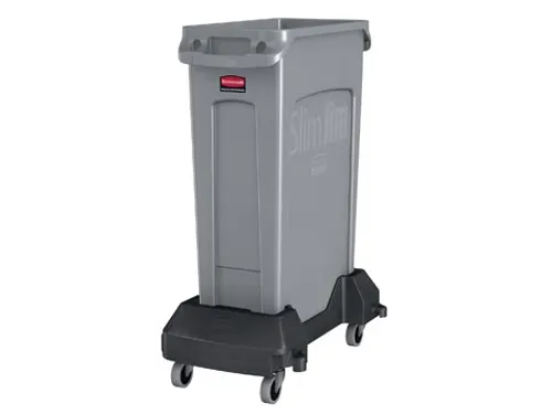 Rubbermaid afvalcontainer Slim Jim 87 liter grijs