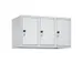 opzetkast,v. locker,3vak.,vak B 300mm,HxBxD 500x900x500mm,draaigrendel