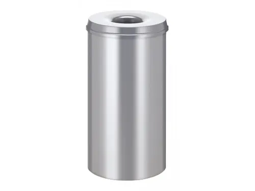 Vlamdovende Papierbak 50 Liter Zilver