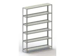 magazijnstelling,grondveld,HxBxD 1850x1254x304mm,vaklast 80kg