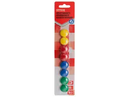 Magneten rond 20mm assorti blister