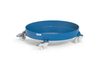 Vatenrollers 1361 250kg 200 liter RAL5007 gesloten - 2
