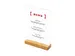 Porte-menu de table IEZZY A4 socle bois