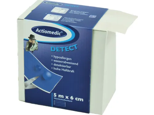 Snelverband Detecteerbaar Waterafstotend Lxb 5mx60mm Blauw