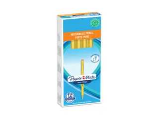 Vulpotlood Paper Mate non stop 0.7mm HB met clip en gum geel - 1