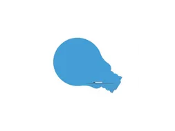 Whiteboard Rocada Skinshape Idea 100x150cm blauw gelakt
