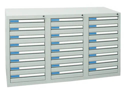 ladekast,HxBxD 900x1500x500mm,24lade(n),centr. vergrendeling