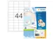 HERMA 4272 Premium Adresetiketten A4 48,3x25,4mm Wit 4400 stuks