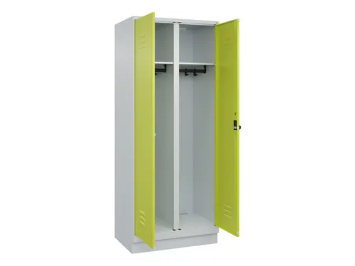 locker voor scheiding van kleding,HxBxD 1950x800x500mm,2vak