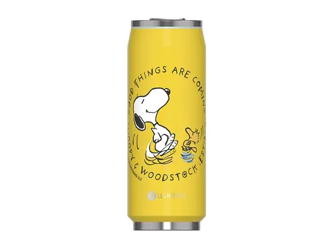 Canette Isotherme Les Artistes Paris boîte 500ml Bright Snoopy avec p