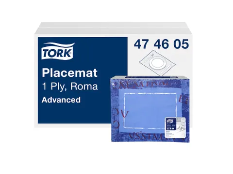 Tork 474605 Placemat Roma Advanced 1-laags deco 42x30cm 2.500st/doos