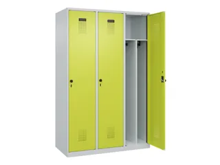 locker voor scheiding van kleding,HxBxD 1850x1200x500mm,3vak - 1
