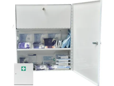 Ehbo Kast Staalplaat Din 13169 E 550x455x175mm Met Gifvak