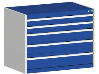 ladekast,HxBxD 800x1050x650mm,5lade(n),lade voor normale belastingen - 1