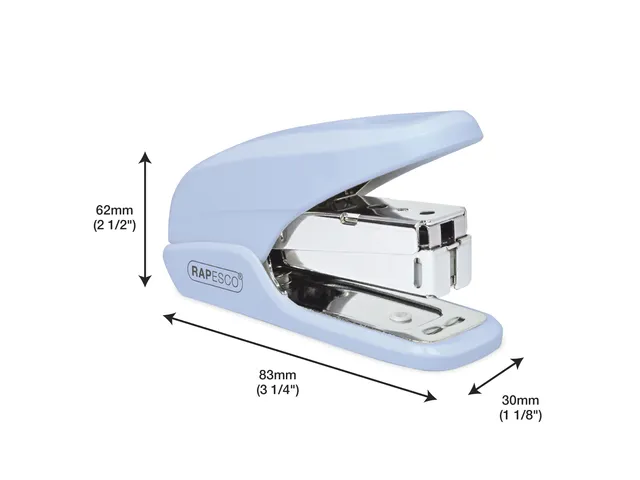nietmachine X5 Mini Less Effort 20 vellen blauw