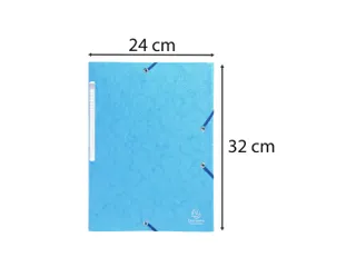 Elastomap glansk. Sc otten 3klep turkoois - 6