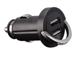 USB-Lader Voor DE Auto Met 2 x USB-Aansluiting - 5V - 2.1A, 10.5W MAX.