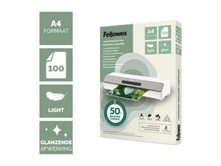 Lamineerhoes Fellowes A4 Light Duty recycled glans 100stuks - 3
