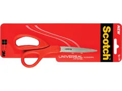 Schaar Scotch 18cm universeel rood blister