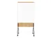 Tableau blanc Rocada Natural 100x120cm blanc mobile double face