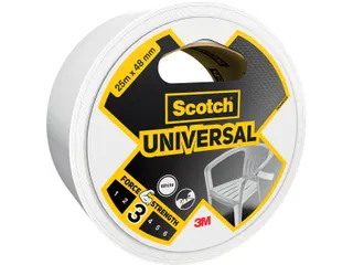 ducttape Universal, ft 48 mm x 25 m, wit - 1