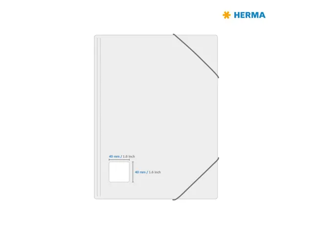 HERMA 10108 Verwijderbare etiketten A4 40x40mm Wit 600 stuks