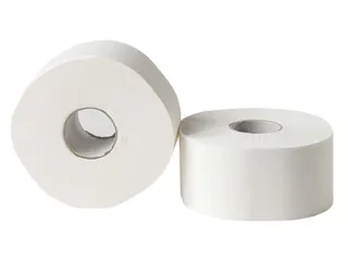 Toiletpapier Mini jumborollen cellulose 2-laags Wit FSC - 2