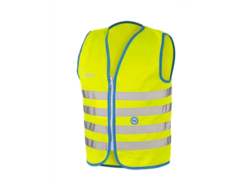 Fun Jacket Reflecterend Fluohesje Kind Geel Medium