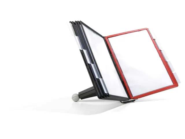 Bureaustandaard Durable 5632 Sherpa met 10-tassen rood/zwart