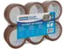 Donau Solvent verpakkingstape PP 48mmx60m 42 micron bruin