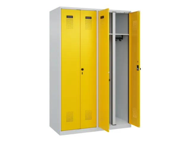 locker voor scheiding van kleding,HxBxD 1850x1200x500mm,4vak