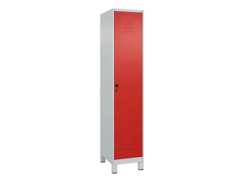 locker,HxBxD 1950x400x500mm,1vak,vak B 400mm,draaigrendel,voeten