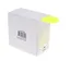 Etiketten Op Rol 50mm Fluor Geel Met Dispenser 500 Stuks