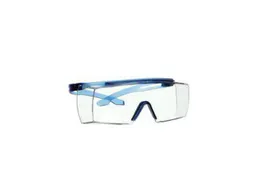 3M SecureFit SF3701SGAF overzetbril, heldere lens, blauw montuur, per