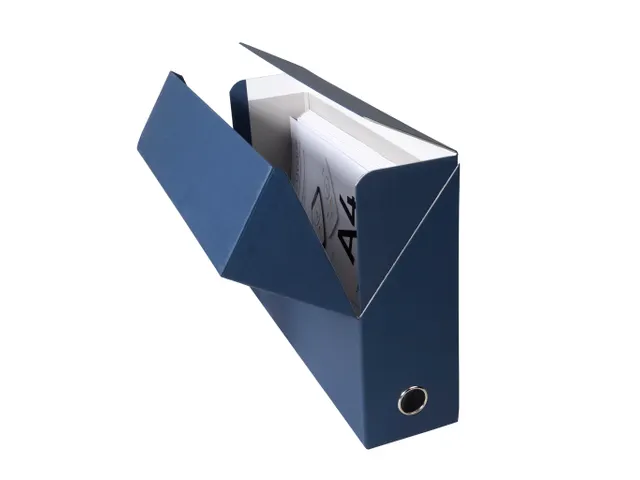 Transportdoos rug 90mm donkerblauw