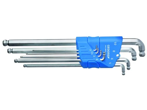 H 42 DKEL-88 Inbussleutel L-sleutelset XL 8-delig 2-10mm