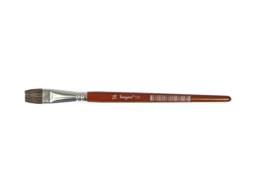 Penseel Kangaro Serie 121 plat Nr. 14 geitenhaar doos 6 stuks