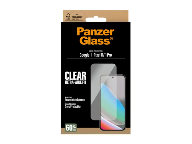 PanzerGlass Screen Protector Google Pixel 11 | 11 Pro | Ultra-Wide