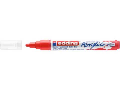 Acrylmarker edding e-5100 medium verkeersrood