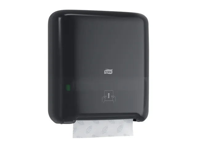 Tork 551008 H1 Elevation Matic Handdoekrol Dispenser Zwart