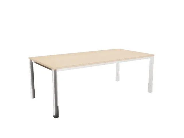 In hoogte verstelbaar bureau,HxBxD 720-840x2000x1000mm,NE-esdoorn