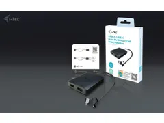 USB-A/USB-C Dual 4K/60 Hz HDMI Video Adapter