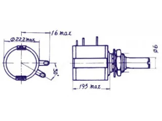 Lage - Kosten 10 Turn Potmeter 20K - 3