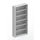 kantoorstelling grondveld HxBxD 2200x1056x335mm 6 OH Stalen Ral7035