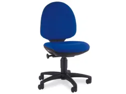 Bureaustoel,Permanentcontactmechanisme,Zitting Stof Blauw