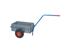 handtrekwagen,draagverm. 200kg,laadvl. LxB 600x400mm,kunststof bak