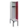 locker met bank,HxBxD 1950x400x815mm,1vak,vak B 400mm,cilinderslot