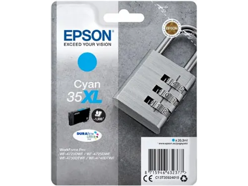 inktcartridge 35XL 203 ml OEM C13T35924010 cyaan