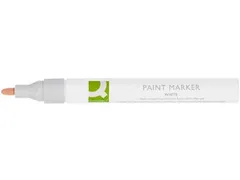 Paintmarker Wit oliebasis ronde punt wit