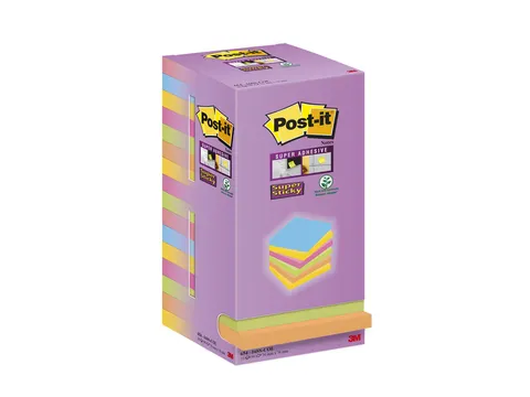 Memoblok 3M Post-it 654 76x76mm color notes
